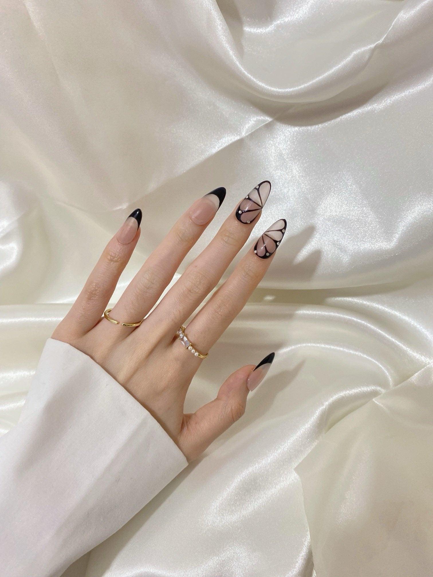 Mono Wings - GO2NAIL  LONG ALMOND PressOnNails
