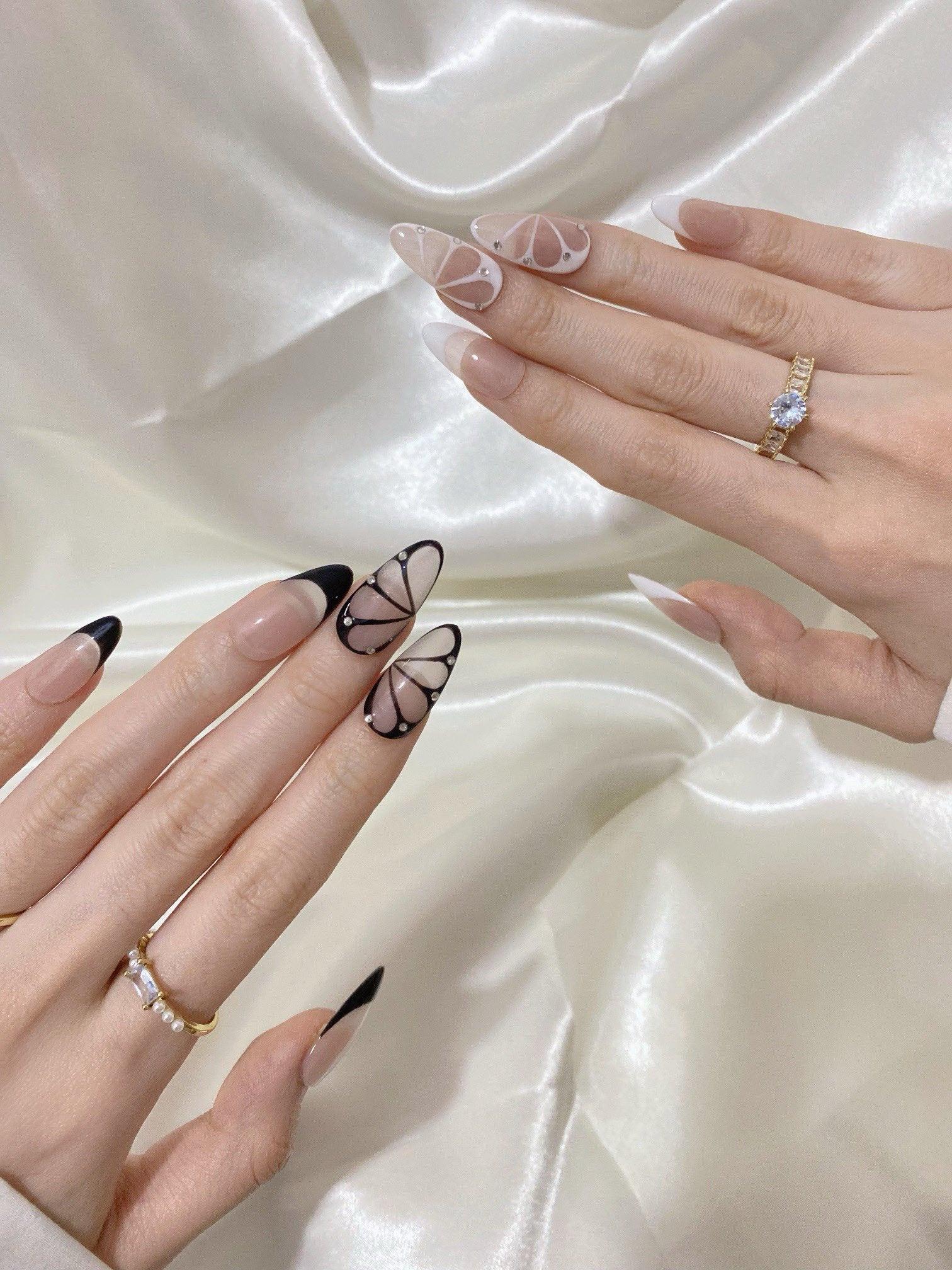 Mono Wings - GO2NAIL  LONG ALMOND PressOnNails